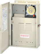 Intermatic T40004RT3 Load Center with 300W Transformer, T104M Mechanism, & 8-Breaker Spaces 100A